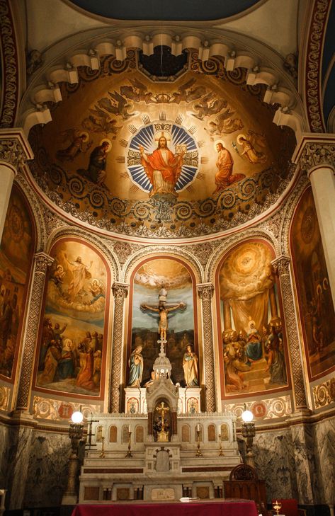 Our Father Who Art In Heaven, Church Aesthetic, Catholic Pictures, Church Pictures, Cathedral Architecture, Heaven Art, Catholic Images, Sacred Architecture, Pictures Of Jesus Christ