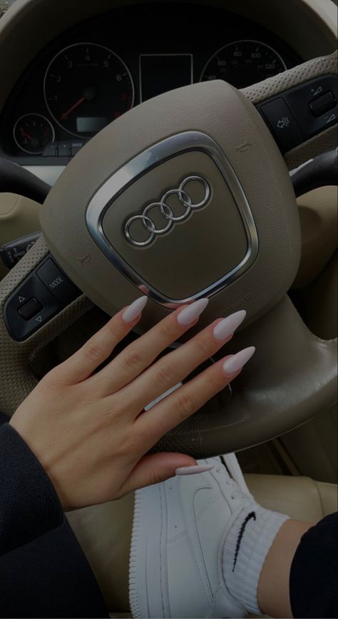 Audi R8 White, Nike Nails, Dream Cars Audi, Audi Interior, White Manicure, Cars Audi, Vibe Aesthetic, Vision Board Images, Mom Car