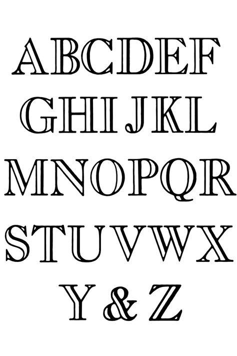 On this page you’ll find some sleek and bold Lettering with Shadows to use in your creative projects. These charming images of letters are in the Caslon Shaded style. Type Of Lettering, Different Text Fonts, Creative Lettering Fonts Style, Different Letter Fronts, Different Styles Of Alphabet Letters, Calligraphy Alphabet Bold Fonts, Different Type Of Fonts Style, Block Lettering Styles, Different Types Of Fonts Letters Style