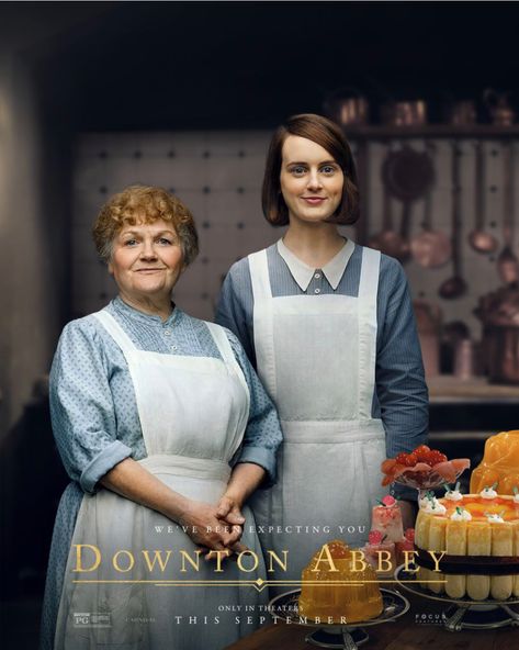 Downton Abbey Characters, Sophie Mcshera, Phyllis Logan, Downton Abbey Cast, Downton Abbey Movie, Elizabeth Mcgovern, Julian Fellowes, Dowager Countess, Downton Abbey Fashion