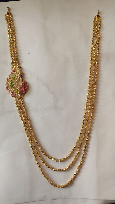 Step Golusu Gold, Palakasarla Golusu Gold, Step Chains Designs, Golusu Designs, Gundla Haram Designs, Step Chains In Gold Indian, Chandraharam Latest Designs, Chandra Haram Designs Gold, Chandraharam Designs