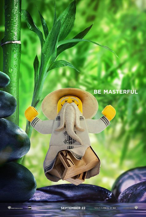 The Lego Ninjago Movie Ninjago Wallpaper, Sensei Wu, The Lego Ninjago Movie, Lord Garmadon, Movie Character Posters, Lego Wallpaper, Ninjago Party, Ninjago Movie, Arte Ninja