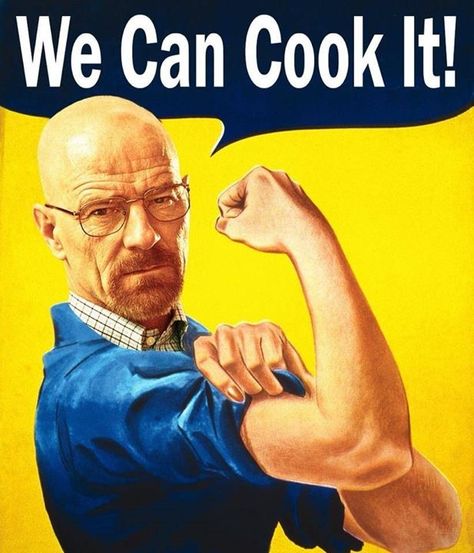 Breaking Bad: We can cook it! Breaking Bad Meme, Breaking Bad Funny, Breaking Bad 3, Better Call Saul Breaking Bad, Bad Memes, Breaking In, Walter White, Better Call Saul, Breaking Bad