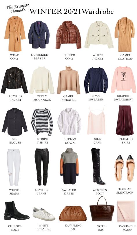 Winter 2020/2021 Capsule Wardrobe | The Brunette Nomad Wardrobe Sudoku, Closet Upgrade, Working Clothes, Capsule Wardrobe Women, Capsule Wardrobe Work, Capsule Wardrobe Outfits, Fashion Capsule Wardrobe, Trendy Outfits Winter, Winter Capsule