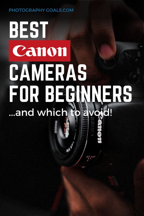 Canon is the largest camera manufacturer in the world and has a huge range of cameras and lenses from beginner to pro. So if you’re a beginner then Canon cameras are a great place to start. But with a number of quality cameras, the choice can be difficult, especially without a lot of experience. Beginner Photography Camera Canon, Best Canon Camera For Photography, Canon Camera For Beginners, Best Camera For Beginners, Best Professional Camera, Beginner Camera, Cameras For Beginners, Beginner Photography Camera, Best Canon Camera