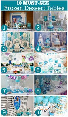 Frozen Dessert Table, Olaf Birthday, 4de Verjaardag, Frozen Bday Party, Disney Frozen Birthday Party, Disney Frozen Party, Frozen Birthday Theme, Frozen Themed Birthday Party, Disney Frozen Birthday