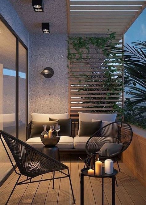 Narrow Balcony, Ikea Outdoor, Privacy Ideas, Balkon Decor, Balcony Privacy, Balcony Design Ideas, Balcony Ideas Apartment Outdoor, Modern Balcony, Small Balcony Design