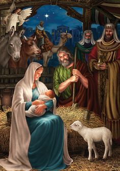 Image result for the most beautiful nativity scene ever भारतीय इतिहास, Meaning Of Christmas, Three Wise Men, Christmas Nativity Scene, Birth Of Jesus, Wise Men, Christmas Scenes, Holy Family, Christmas Nativity