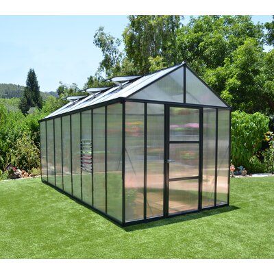 Serre Diy, Traditional Greenhouses, Louvre Windows, Hobby Greenhouse, Louver Windows, Threshold Ramp, Polycarbonate Greenhouse, Polycarbonate Panels, Leafy Plants