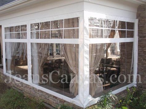 Custom Enclosures For Your Deck, Porch, Or Patio Patio Walls, Screened In Porch Diy, Curved Patio, Porch Enclosures, Screened Porch Designs, Walls Ideas, Balkon Decor, Porch Curtains, Building A Porch