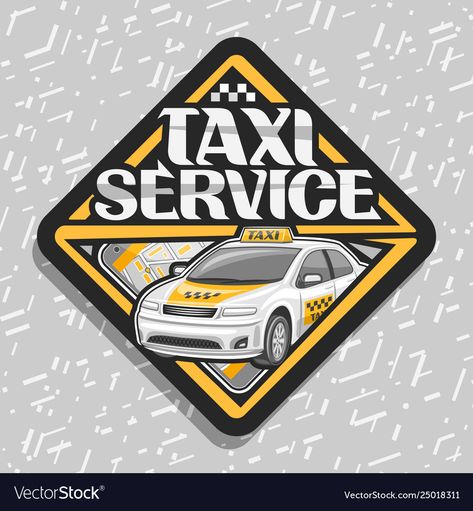 Taxi Logo Design, Taxi Logo, Design Taxi, Taxi Service, Vector Logo, Png Images, Design