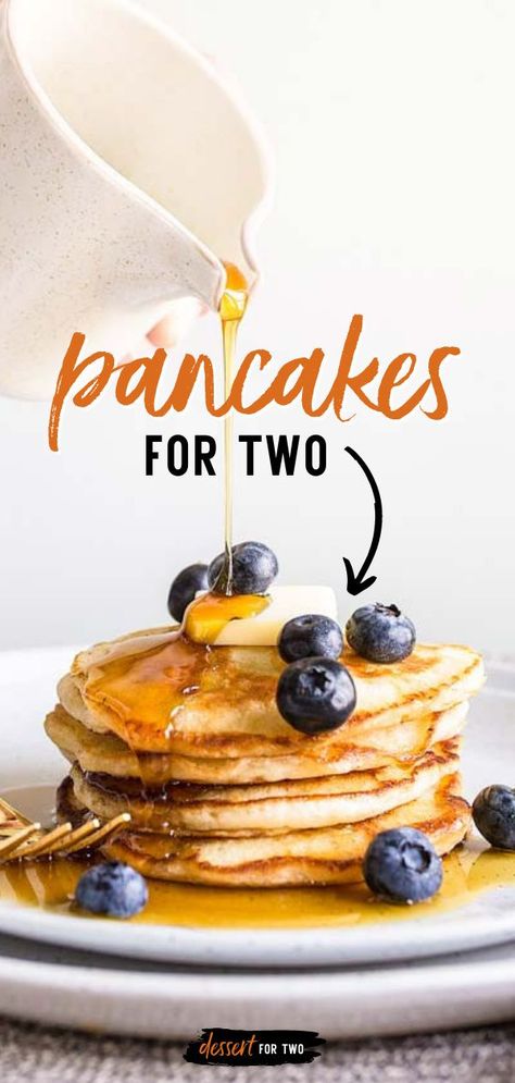 Pancake Mix Recipe Small Batch, Small Pancake Batch, Small Batch Blueberry Pancakes, Pancake Recipe For 2 People, Buttermilk Pancakes Small Batch, Small Batch Of Pancakes Recipes, Small Serving Pancake Recipe, Small Batch Sourdough Pancakes, Pancakes For Two Recipe