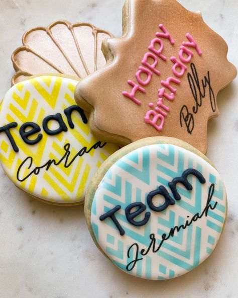 The Summer I Turned Pretty 15th birthday decorated royal icing cookies Sweet 16 Summer, Taylor Swift Birthday Party Ideas, Cute Birthday Ideas, The Summer I Turned Pretty, 13th Birthday Parties, Pretty Cookies, Pretty Birthday Cakes, 14th Birthday, Pretty Party