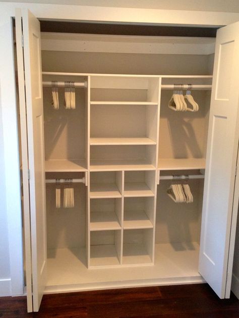 Small Closet Solutions, Master Closet Organization, Luxury Closets, Closet Small Bedroom, Bedroom Closet Doors, Closets Design, Closet Planning, No Closet Solutions, Closet Renovation