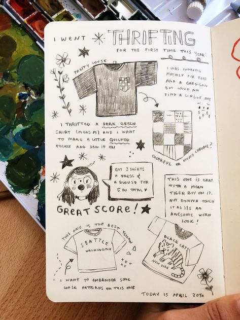 Drawing In Journal Ideas, Sketch Book Journaling, Illustrated Life Journal, Journal With Drawings, Doodle Journal Ideas, Sketch Journal Ideas, Journal Ideas Drawing, Journaling Drawings, Journal Art Ideas