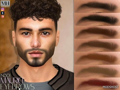 Download Maurice Eyebrows N301 for Sims 4 at ModsHost NOW! Masculine brows in 13 colors – HQ Compatible. Preview – CAS thumbnail Pictures were taken with HQ mod. Model + CC list can be found on my Patreon. Enjoy! #sims #videogames #mods #gaming #hair #male Sims 4 Cc Brows Male, Sims 4 Cc Male Eyebrows Patreon, Sims 4 Male Eyebrows Cc, Sims 4 Male Lips, Sims 4 Cc Eyebrows Male, Sims 4 Male Eyebrows, Sims 4 Cc Male Skin Overlay, Sims 4 Male Cc Skin Details, Sims 4 Cc Male Skin Details