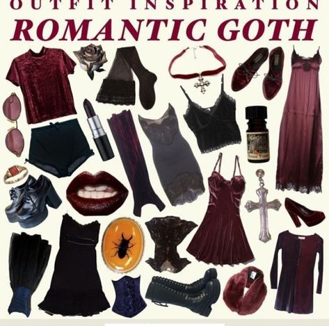 Vampire Aesthetic Modern Clothes, Ahs Inspired Outfits, Romantic Grunge Outfit, Goth Baddie Aesthetic, Cute Sports Outfits, Vampirecore Outfits, Romantic Goth Aesthetic, Vampire Clothes, Look Grunge