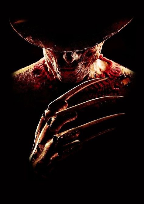 Freddy Krueger Freddy Krueger Wallpaper, Freddy Krueger Art, Street Film, Robert Englund, Horror Movie Icons, Creation Art, A Nightmare On Elm Street, Horror Tattoo, Horror Movie Art