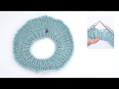 (5) How to work German Short Rows – with a double stitch round on the needle - YouTube Short Rows Knitting Tutorials, German Short Rows, Bunting Bag, Scarf Bib, Basic Cardigan, Magic Loop, Hooded Poncho, Work Shorts, Summer Slippers