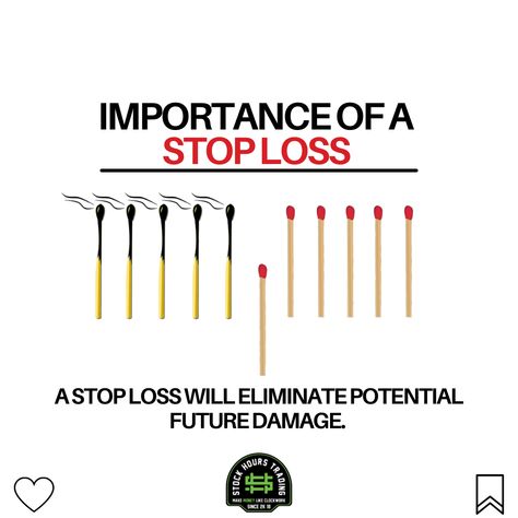 Importance of a stop loss ❌📊 • • • #stocks #stockmarket #market #stock #nourtrades #nourtradesignals #investor #trade #daytrade #swingtrade #finance #learn #wallstreet #training #trading #options #optionstrading #tips #forex #help #stocktips #invest Stock Investment, Trading Options, Stock Trading Strategies, Nice Quotes, Crypto Trading, Swing Trading, Stock Trading, Trading Strategies, Stock Market