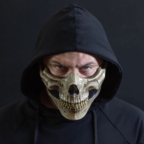 New skull mask lower part #skull #skullmask #mask #skeleton #helloween Skeleton Mask, Skull Mask, Dark Side, Skeleton, Mask, On Instagram, Quick Saves, Instagram, Art