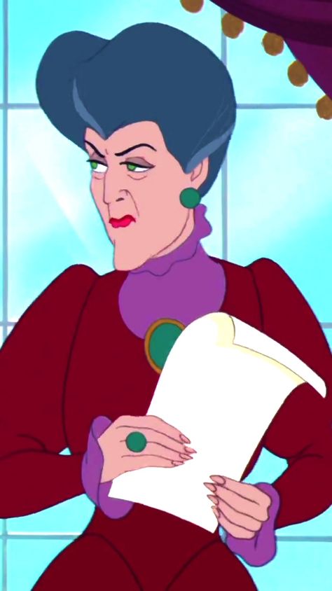 Lady Tremaine | Disney Villains | Cinderella | Madrastra | Villanos Disney | Cenicienta | @dgiiirls Drizella Cinderella, Stepmother Cinderella, Cinderella Stepmother, Anastasia Drizella, When You're Angry, Wicked Stepmother, Cinderella 1950, Lady Tremaine, Evil Stepmother