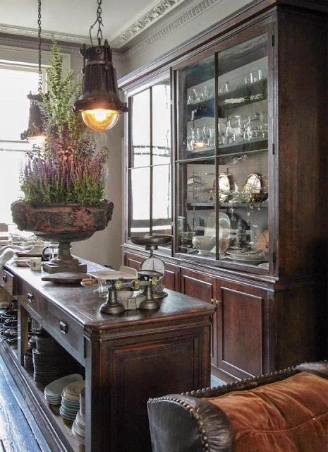 Unfitted Kitchen, Farmhouse Kitchen Island, Island Kitchen, Kitchen Island Design, Decoration Inspiration, A Living Room, Kitchen Style, Beautiful Kitchens, Country Kitchen