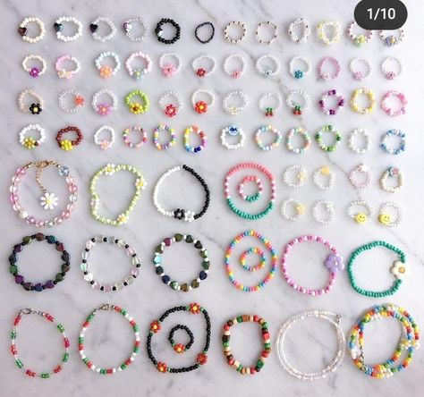 Diy Kandi Bracelets, Rope Crafts Diy, Beaded Bracelets Tutorial, Bead Charms Diy, Clay Bracelet, Diy Bracelets Patterns, Beads Bracelet Design, Handmade Jewelry Tutorials, Crochet Stitches For Beginners