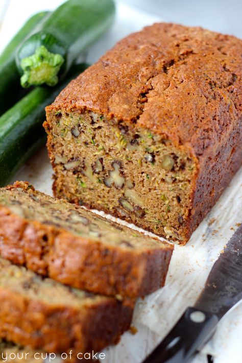 The Best Zucchini Bread Best Rated Zucchini Bread, Zucchini Bread With Applesauce, Zucchini Applesauce, Zucchini Breads, Muffin Dessert, Bread Zucchini, Recipes Muffins, Healthy Breads, Applesauce Bread