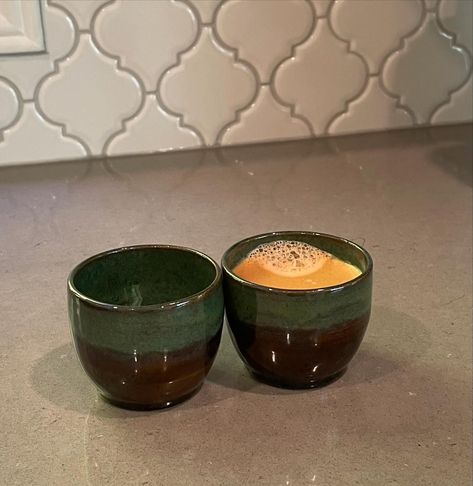 Espresso cups are making an appearance ☕️ These little cuties will be sold in pairs. Are there any espresso lovers out there? #espresso #espressocups #potteryespressocup #pottery #ceramic #nespresso #nespressomoments #northbay #smallbatchpottery Pinch Pot Espresso Cup, Espresso Cups Ceramic, Pinch Pot, Pinch Pots, In Pairs, Espresso Cups, Small Batches, Craft Gifts, Espresso