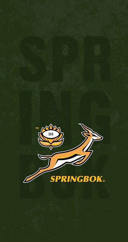 Springbok Rugby Party Printables, Springboks Wallpaper, Go Bokke Rugby, Spring Bokke Rugby, Springbokke Rugby, Bokke South Africa, Springbok Rugby Logo, South African Wallpaper, Springbok Rugby Wallpaper