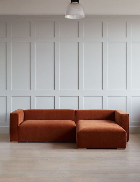 Interiors — Northern Styling Comfy Corner Sofa, Sofa Outlet, Comfy Corner, How To Make Corner Sofa, Scandi Furniture, Orange Couch, Corner Sofa Bed, Home Decor Vases, Contemporary Aesthetic