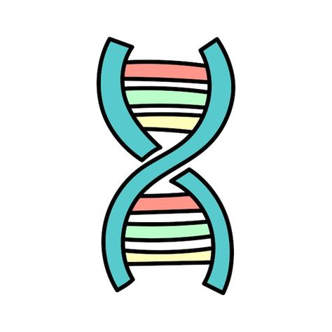 Vector dna hand-drawn in doodle cartoon ... | Premium Vector #Freepik #vector #logo Dna Logo, Dna Helix, Laboratory Design, Science Laboratory, Dna Design, Assisted Reproductive Technology, Genetically Modified Food, Gene Therapy, Doodle Cartoon