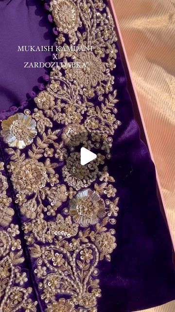 ZARA HOOR ®️ on Instagram: "A Luxurious Ensemble, Curated With Fabrics & Embellishments That Look Stunning From Day To Night✨ Exquisite Pure Velvet Silk Mukaish Kamdani Kurta Enhanced With Delicate Dabka, Zardozi, Sequins, Nalki, & Pearl Handwork, Paired With Pure Tissue Silk Dabka, Zardozi, Sequins Handwork Dupatta, Along With Cotton Satin Lowers✨ DM us for order now!! For any questions, bookings, pricing or ordering please DM/text or Whatsapp us! 💬+92 333 4567 166 . . . . . . . . . . . . . . . . Note: We don’t own this content.No copyright infringement intended. —————————————————- #weddingdress #instagood #instafashion #bollywoodstyle #style #punjabisuit #shopping #fashionista #lengha #customwear #design #boutique #details #fashionstyle #style #fashiongram #instagood #embroidery #re Pearl Handwork Embroidery, Zardozi Embroidery Designs Pattern, Zardozi Embroidery Designs, Dupatta Embroidery Design, Mukaish Embroidery, Handwork Dupatta, Velvet Dupatta, Punjabi Suits Designer Boutique, Dupatta Style