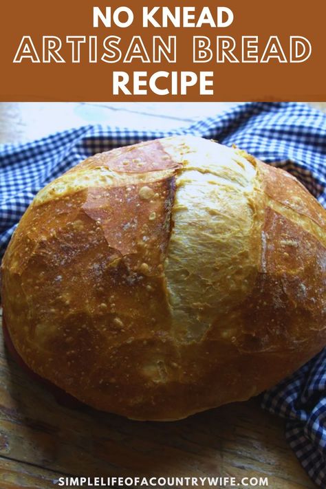 This no knead artisan bread only requires 4 ingredients and is so simple for anyone to make. I love to bake bread, and this no knead artisan bread is one of my favorites to make. Because it’s absolutely the easiest bread I’ve ever made in my life, but it looks so rustic and fancy. | no knead bread recipes for beginners | no knead bread recipes easy | no knead bread recipes dutch oven | no knead bread recipes homemade | no knead artisan bread | no knead bread 3 Ingredient No Knead Bread, Organic Bread Recipe Homemade, Artisan No Knead Bread, No Salt Bread Recipe, No-oven Stovetop Bread Recipe, Artisan Bread Recipes Dutch Oven, Bread Recipes Dutch Oven, Easy No Knead Bread Recipes, Yeastless Bread Recipes