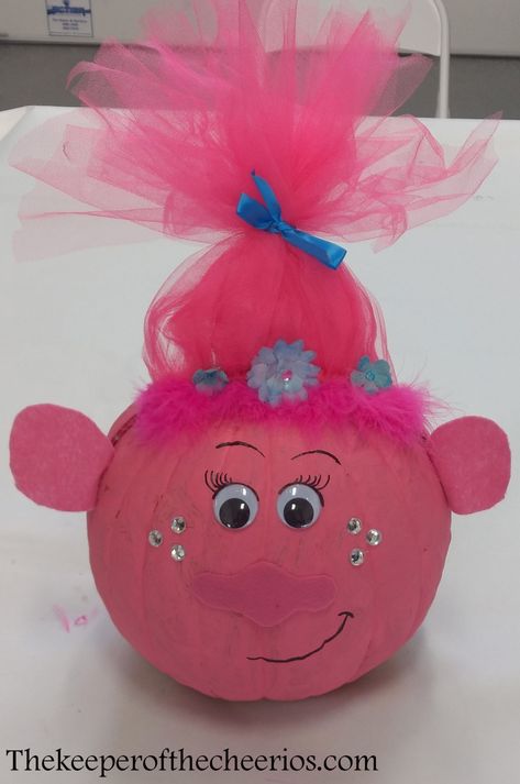 Wensday Adams Pumpkin, Trolls Pumpkin, Prek Pumpkins, Pumpkins Decorations, Spongebob Halloween, Trolls Birthday Cake, Book Character Pumpkins, Story Book Pumpkin, Creative Pumpkin Decorating