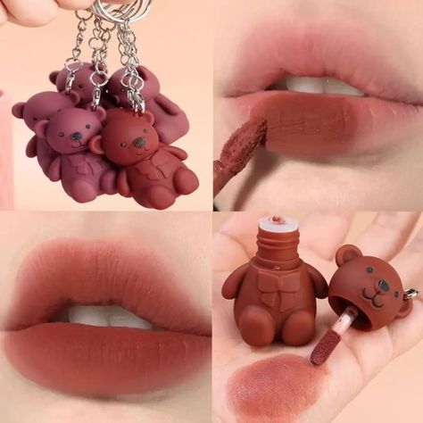 Obsessed with Cuteness? You Need This! 💄🐻✨ Meet the trending Mocallure 2-in-1 Keychain Bear Lipstick, the ultimate fusion of Korean cuteness and high-quality makeup! This adorable bear-shaped lipstick isn’t just a beauty must-have—it’s your new go-to accessory. Clip it onto your bag, water bottle, or keys, and keep your favorite matte velvet lipstick with you wherever you go. Perfect for quick touch-ups, this lightweight, non-drying formula glides on effortlessly for a soft, silky finish tha... Bear Lipstick, Velvet Lipstick, Beauty Must Haves, You Bag, Need This, Water Bottle, Velvet, Makeup, Water