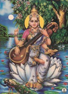 #12-Amazing Pictures of Goddess Lalitha Parameswari – ANURADHA MAHESH Saraswati Goddess Aesthetic, Hindu Iconography, Ma Saraswati, River Goddess, Saraswati Picture, Saraswati Mata, Goddess Of Knowledge, Saraswati Photo, Durga Picture