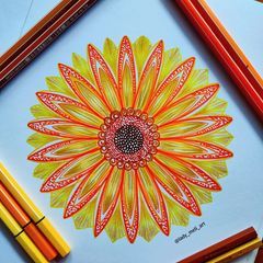 Mandalas, Zentangles, Doodles | Drawing of the day 😊, what do you guys think? | Instagram Tutorials Drawing, Helen Keller, Tutorial Video, Art Tutorials Drawing, The Shadow, Doodle Drawings, The Sunshine, Drawing Tutorial, Art Tutorials