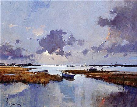 Peter Wileman - Artist, Fine Art Prices, Auction Records for Peter Wileman Peter Wileman, Contemporary Landscape Painting, Impressionist Landscape, Landscape Art Painting, Abstract Expressionism Painting, Water Art, 수채화 그림, Landscape Artwork, Abstract Art Landscape