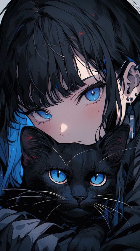 Female Anime Characters, Kitten Drawing, Sailor Moon Wallpaper, Cute Animal Drawings Kawaii, Smart Women, Cool Wallpapers Art, Anime Cat, Digital Art Anime, Cartoon Profile Pics