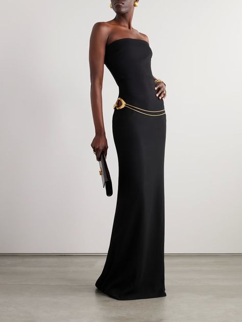 Tom Ford Clothing, Strapless Neckline, Looks Black, Mode Inspo, Looks Chic, Glam Dresses, Net A Porter, Tom Ford, Runway Fashion