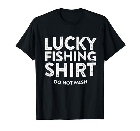 PRICES MAY VARY. Perfect Gift Idea for everyone who loves fishing - Lucky Fishing Shirt Do Not Wash Shirt. Cool gag present from kids, daughter, son, wife, mom for daddy, dad, papa, father, husband, boyfriend, friend, buddy, boy, adult, grandpa on Birthday / Christmas Novelty Funny Lucky Fishing Shirt TShirt. Catch your biggest fish ever. Complete your collection of fishing accessories for him / her (gear, costume, necklace, fun bass hat, charm, collar, keychain, coffee mug, sign, flag, decal, t Mens Presents, Fisherman Gifts, Funny Fishing, Fishing Humor, Men T Shirt, Fishing Shirts, Pattern Drawing, Free Shirts, Branded T Shirts