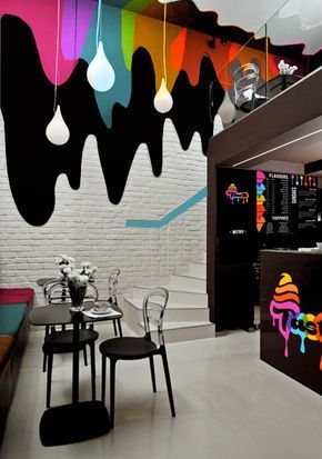 Bar Interior Design, Coffee Shops Interior, Bar Interior, Coffee Shop Design, Cafe Interior Design, Restaurant Interior Design, Ice Cream Shop, Shop Interior Design, Shop Interior