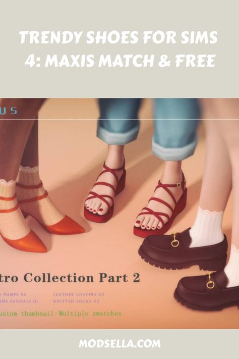 Looking to add the finishing touches to your Sims 4 wardrobe with some fabulous CC shoes? I’ve got the perfect solution! Whether you’re on a hunt for the ultimate statement shoe or just wanting to Sims 4 Sneakers Cc Maxis Match, Sims 4 Cc Maxis Match Patreon Shoes, Maxis Match Shoes Sims 4 Cc, Sims Cc Maxis Match Shoes, Sims Cc Shoes Women, Ts4 Maxis Match Cc Shoes, Sims 4 Flats Cc, Sims Cc Sandals, Sims 4 Cc Clothes Retro