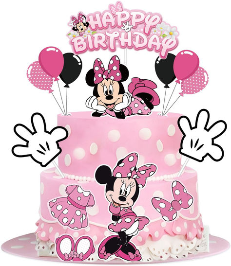 9 Pcs Pink Minnie Cake Decorations for Girls, Pink Bow and White Gloves Mouse Birthday Decorations Minnie Birthday Cake Topper for Girls 1st 2nd 3rd Birthday Party Baby Shower Decorations #ad #minniemouse #minniemousecake #minniemousebirthdayparty #minnie #minniemousepartysupplies #birthdaycake #girlsbirthdaypartyideas #minniepartysupplies #cake #minniemousecake #minniemousecaketoppers Minnie Mouse Cake Decorations, Minnie Birthday Cake, Minnie Mouse Party Supplies, Princess Birthday Decorations, Kids Birthday Party Cake, Minnie Mouse Birthday Cakes, Baby Shower Party Themes, Minnie Cake, 3rd Birthday Party