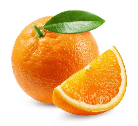 Photo ripe juicy orange and orange slice... | Premium Photo #Freepik #photo #orange #citrus #oranges #orange-fruit Pictures Of Fruits, Orange Reference, Sliced Orange, Fruit Pictures Photography, Orange Pictures, Orange Slice, Orange White Background, Fruit Pictures, Orange Food