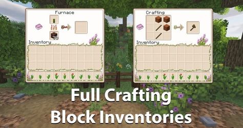 Overgrown Flowery GUI Resource Pack 1.21 / 1.20 | Texture Packs Minecraft Pack, Minecraft Resource Packs, Mc Mods, Simple Texture, Minecraft Stuff, Minecraft 1, Minecraft Mods, Texture Packs, Stardew Valley