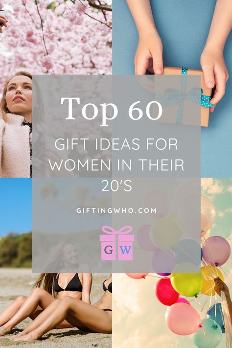 Women in their 20’s have a lot going on, it’s a transitional period into adulthood where she discovers who she is, what she likes and who she wants to be. This list of gifts for women in their 20s covers all aspects of what your 20’s is all about – fun, adventure, friends and just enjoying everything life has to offer. From adrenaline packed days out, to cute decor for her home, we’ve covered everything here! Here are our top gifts for women in their 20’s. #gifts #giftideas #giftguide Gifts For Girls In Their 20s, Gift Ideas For Women In Their 20s, Adventure Friends, Top Gifts For Women, Women In Their 20s, Thoughtful Baby Shower Gifts, Gifts For Gf, Baby Gift Guide, Gift Baskets For Women