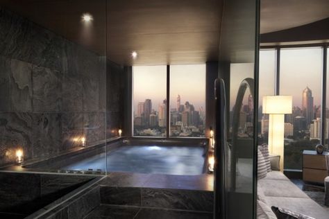 Apartamento New York, Bangkok Hotel, Dream House Rooms, Bathroom Design Luxury, Dream Bathrooms, Luxury Homes Dream Houses, Dream Apartment, Dream House Interior, Hotels Design